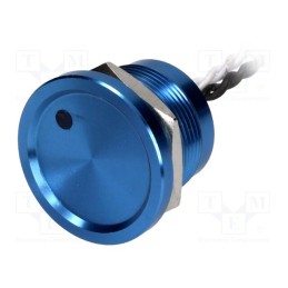 1 pcs x ONPOW - PS223Z10YBU1W12VD - Switch: piezoelectric, Pos: 2, SPST-NO, 0.2A/24VAC, 0.2A/24VDC