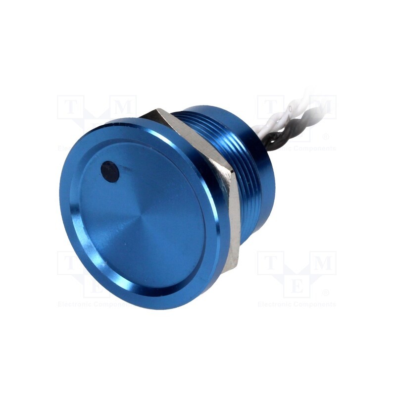 1 pcs x ONPOW - PS223Z10YBU1W12VD - Switch: piezoelectric, Pos: 2, SPST-NO, 0.2A/24VAC, 0.2A/24VDC