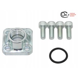 RGB flange connection 1 2 straight 40mm