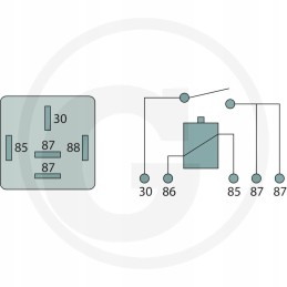 Relay 12v 40a fendt x830250010000 18 02320000