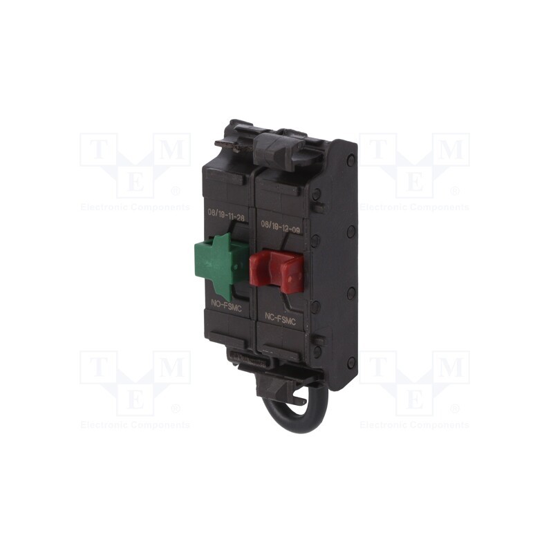 1 pcs x EATON ELECTRIC - M22-FK01SMC10 - Contact block, 22mm, RMQ-Titan, -25÷70°C, front fixing, M22-PV