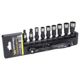Socket set 1 4 4 14 ratchet 10 pcs Warynski