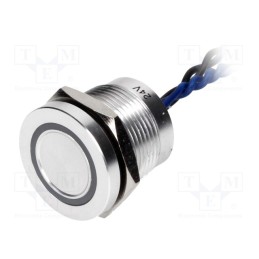 1 pcs x ONPOW - PS193P10YNT1B24VT - Switch: piezoelectric, Pos: 2, SPST-NO, 0.2A/24VAC, 0.2A/24VDC