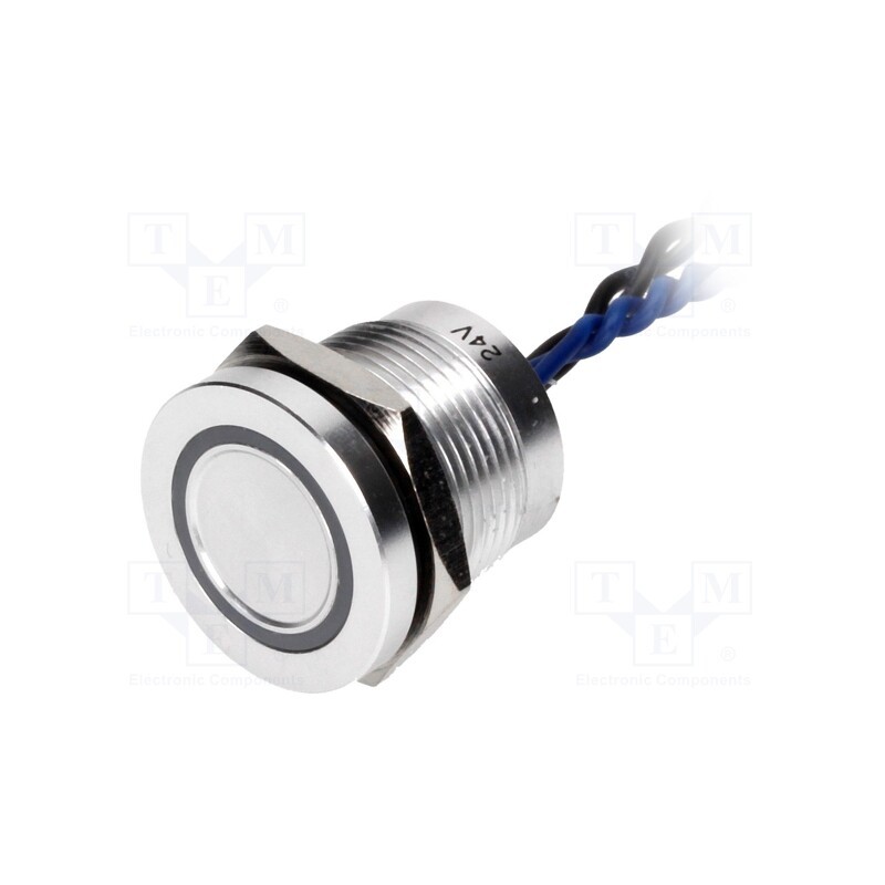 1 pcs x ONPOW - PS193P10YNT1B24VT - Switch: piezoelectric, Pos: 2, SPST-NO, 0.2A/24VAC, 0.2A/24VDC