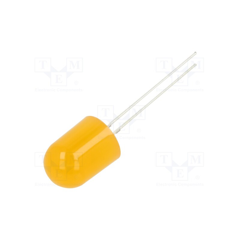 1 pcs x OPTOSUPPLY - OSO5JAA134B - LED, 10mm, orange, 220÷330mcd, 30°, Front: flat, 1.8÷2.6V, 78mW