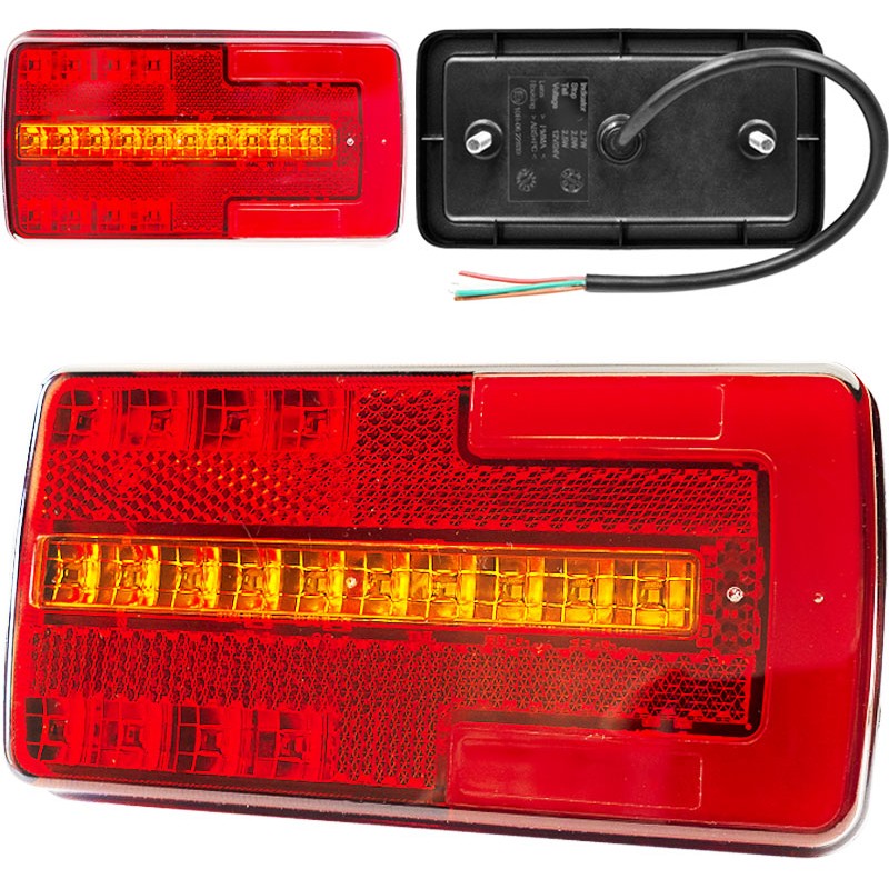 LED rear lamp with reflector for Ursus trailer