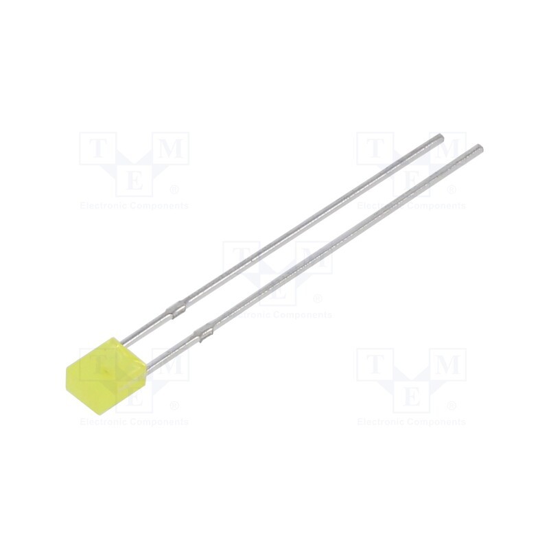 1 pcs x BRIGHTEK (EUROPE) - N0Y64L64 - LED, rectangular, 2x3mm, yellow, 100÷120(typ)-180mcd, 120°, 20mA