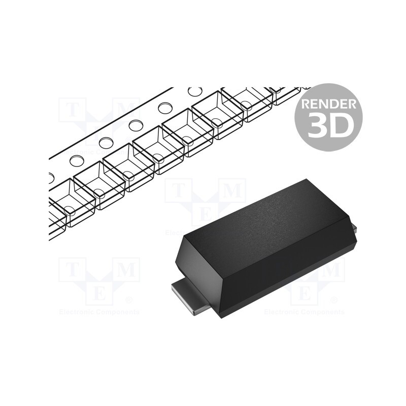 5 pcs x NEXPERIA - PMEG6020ELRX - Diode: Schottky rectifying, SMD, 60V, 2.83A, 4.5ns, CFP3,SOD123W