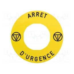 1 pcs x SCHNEIDER ELECTRIC - ZBY9130T - Label, Harmony XB4