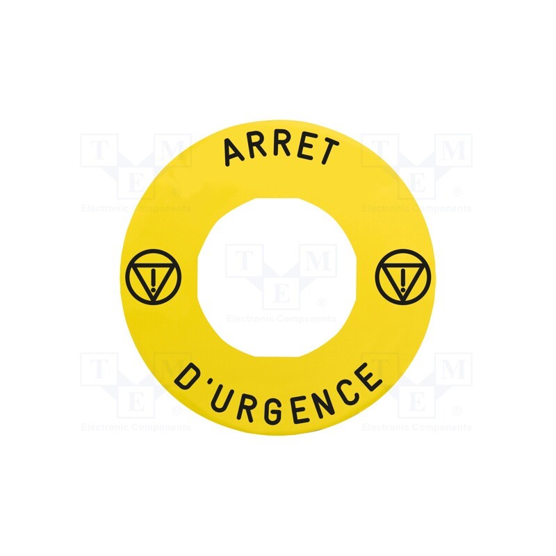 1 pcs x SCHNEIDER ELECTRIC - ZBY9130T - Label, Harmony XB4