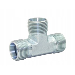 Hydraulic tee connector 3x m16x1 5 10l