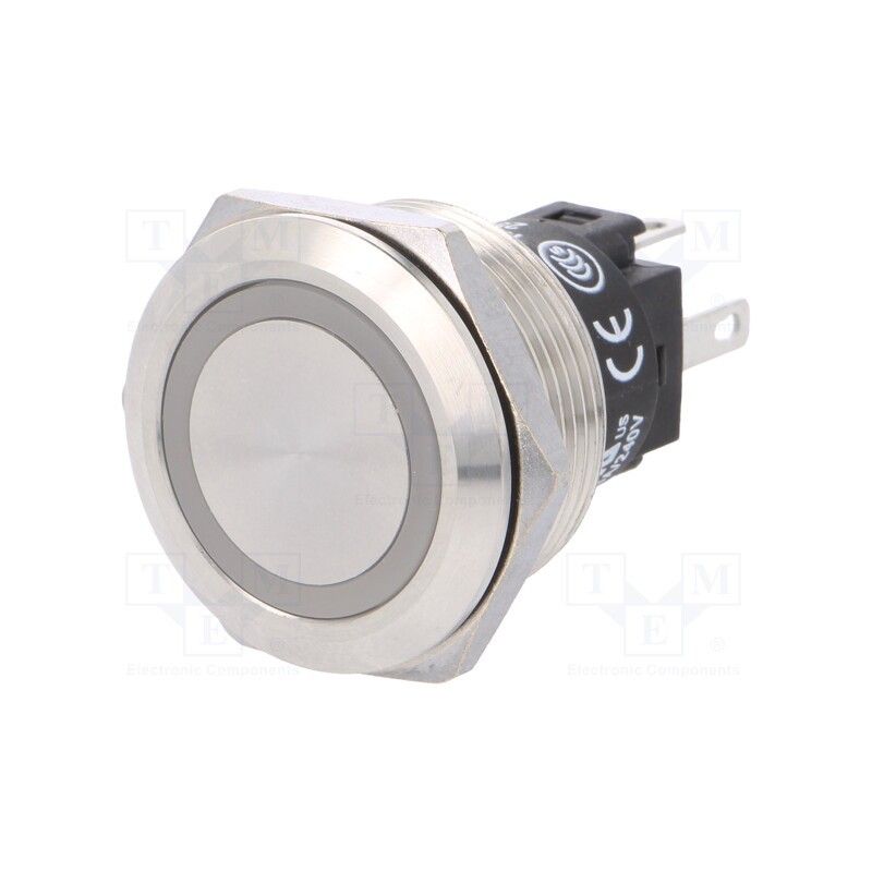 1 pcs x EAO - 82-6151.1113 - Switch: vandal resistant, Pos: 2, SPDT, 3A/240VAC, 3A/240VDC, red