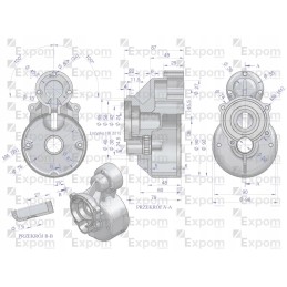 Magneton T 25 starter gear housing