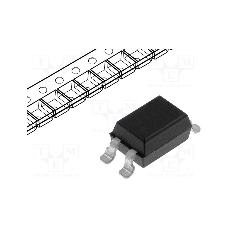2 pcs x KINGBRIGHT ELECTRONIC - KB817-B - Optocoupler, SMD, Ch: 1, OUT: transistor, Uinsul: 5kV, Uce: 35V