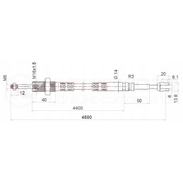Cable for distributor 4-5m hydrolider forks