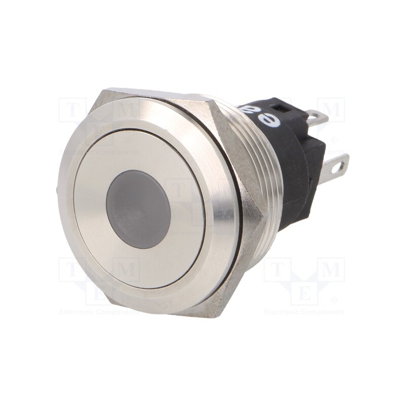 1 pcs x EAO - 82-6151.1234 - Switch: vandal resistant, Pos: 2, SPDT, 3A/240VAC, 3A/240VDC, green