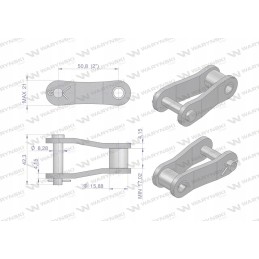 Chain pologniwo p216b r1 2 warynski for sale