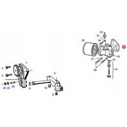 F139207310470 oil filter base gasket