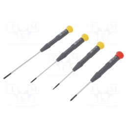 1 set x C.K - T4884X - Kit: screwdrivers, precision, Phillips,slot, 4pcs.