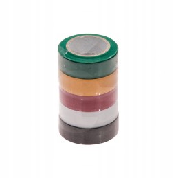 Insulating tape 19 mm x 5 m black white yellow