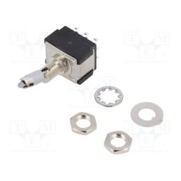 1 pcs x KNITTER-SWITCH - MTL 306 D - Switch: toggle, Pos: 2, 3PDT, ON-ON, 6A/125VAC, 6A/6VDC, -45÷140°C