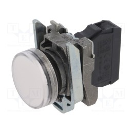 1 pcs x SCHNEIDER ELECTRIC - XB4BVB1 - Control lamp, 22mm, Harmony XB4, -25÷70°C, Illumin: ZBVB, Ø22mm
