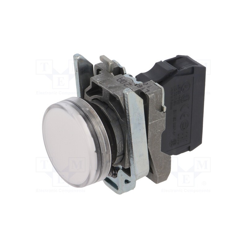 1 pcs x SCHNEIDER ELECTRIC - XB4BVB1 - Control lamp, 22mm, Harmony XB4, -25÷70°C, Illumin: ZBVB, Ø22mm