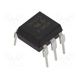 2 pcs x VISHAY - CNY17-3 - Optocoupler, THT, Ch: 1, OUT: transistor, Uinsul: 5.3kV, Uce: 70V