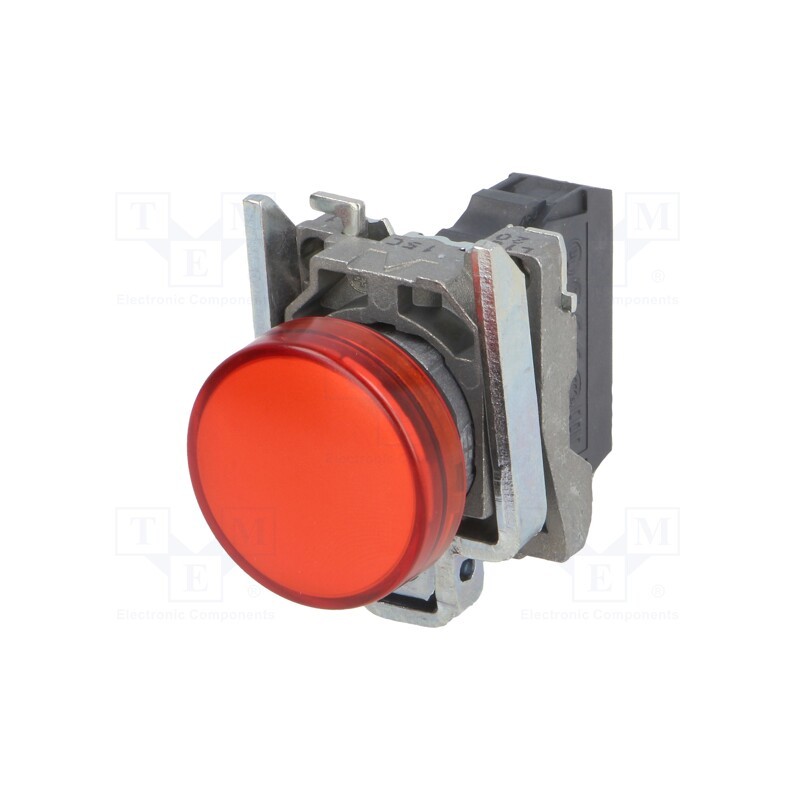 1 pcs x SCHNEIDER ELECTRIC - XB4BVB4 - Control lamp, 22mm, Harmony XB4, -25÷70°C, Illumin: ZBVB, Ø22mm