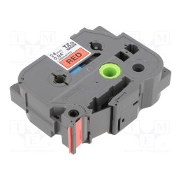 1 pcs x BROTHER - TZE-451 - Tape, 24mm, 8m, red, Character colour: black, laminated,glued