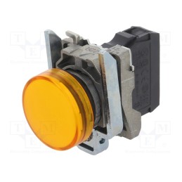 1 pcs x SCHNEIDER ELECTRIC - XB4BVB5 - Control lamp, 22mm, Harmony XB4, -25÷70°C, Illumin: ZBVB, Ø22mm