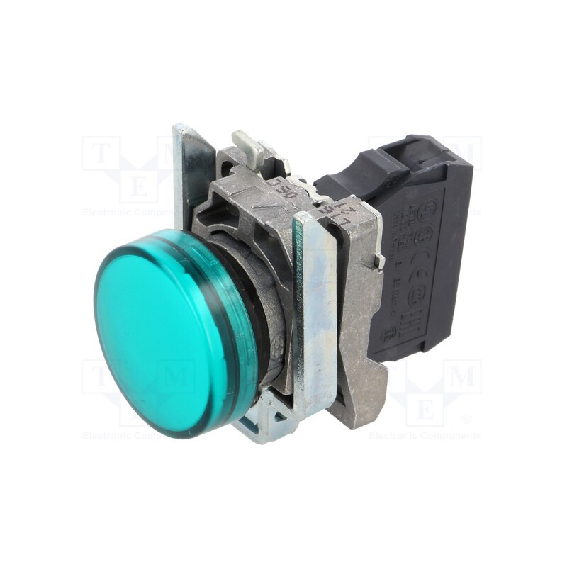 1 pcs x SCHNEIDER ELECTRIC - XB4BVB3 - Control lamp, 22mm, Harmony XB4, -25÷70°C, Illumin: ZBVB, Ø22mm