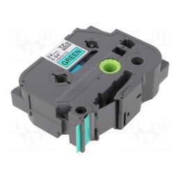 1 pcs x BROTHER - TZE-751 - Tape, 24mm, 8m, green, Character colour: black, laminated,glued