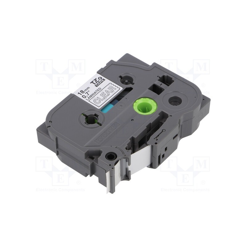 1 pcs x BROTHER - TZE-145 - Tape, 18mm, 8m, transparent, Character colour: white