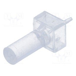 5 pcs x BIVAR - VLP-400-F - Fiber for LED, round, Ø3mm, Front: flat