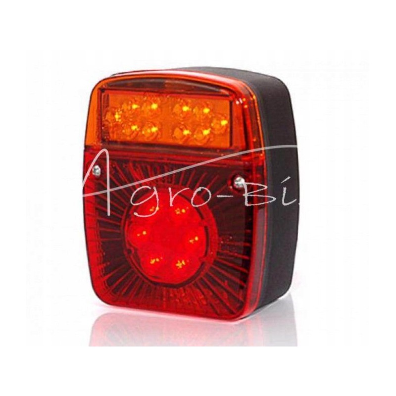 W18 trailer LED rear lamp without axle table