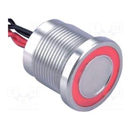 1 pcs x ONPOW - PS193P10YNT1R24VL - Switch: piezoelectric, Pos: 2, SPST-NO, 0.2A/24VAC, 0.2A/24VDC