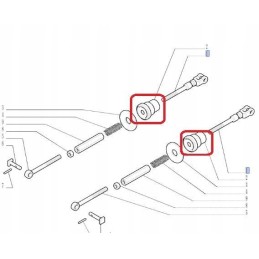 Rubber cover new holland td5 tdd case fiat 478642
