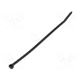 100 pcs x ABB - 7TAG054360R0152 - Cable tie, L: 163mm, W: 2.4mm, polyamide, 80N, black, Ømax: 38mm