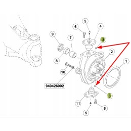 6000121567 Allen screw-in plug of the axle stub