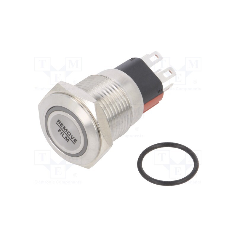 1 pcs x E-SWITCH - PVA3F2B0SS3R1 - Switch: vandal resistant, Pos: 2, SPDT, 2A/36VDC, IP65, ON-(ON)