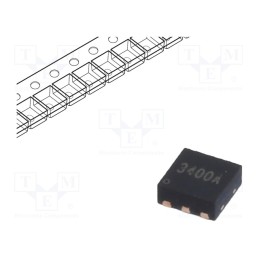 10 pcs x YANGJIE TECHNOLOGY - YJQ3400A - Transistor: N-MOSFET x2, TRENCH POWER LV, unipolar, 30V, 6.2A