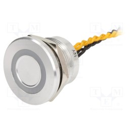 1 pcs x ONPOW - PS223P10YNT1Y12VT - Switch: piezoelectric, Pos: 2, SPST-NO, 0.2A/24VAC, 0.2A/24VDC