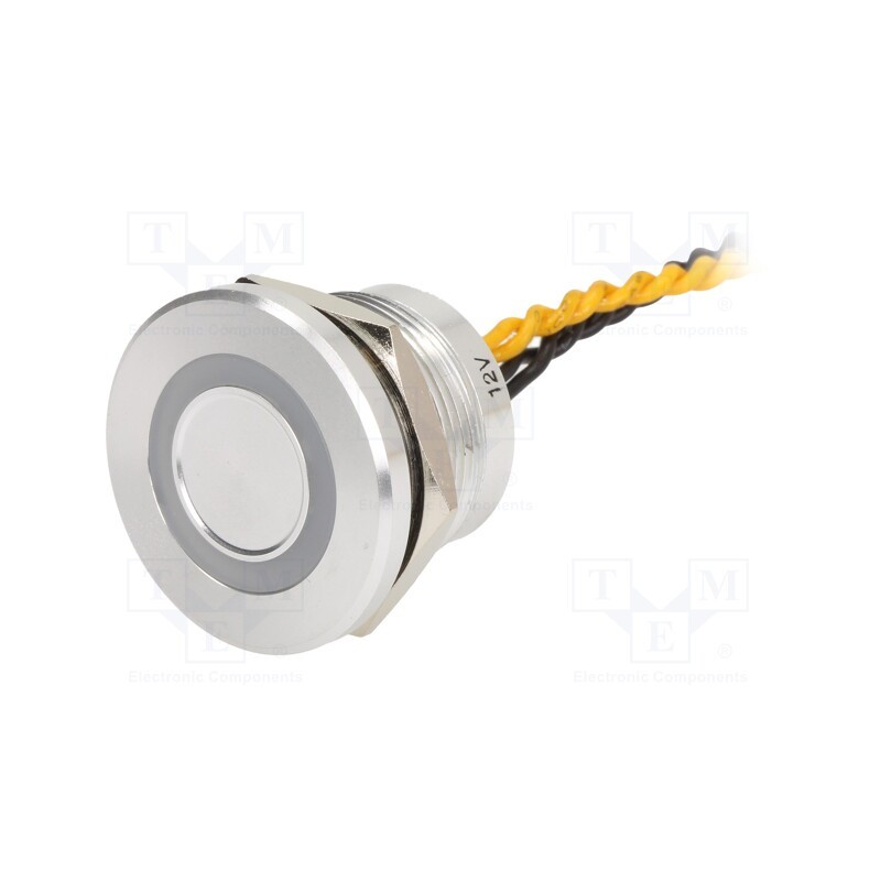 1 pcs x ONPOW - PS223P10YNT1Y12VT - Switch: piezoelectric, Pos: 2, SPST-NO, 0.2A/24VAC, 0.2A/24VDC