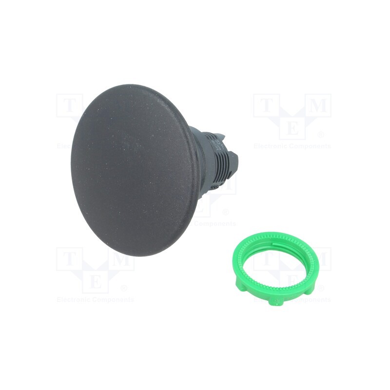 1 pcs x SCHNEIDER ELECTRIC - ZB5AR2 - Switch: push-button, 22mm, Stabl.pos: 1, black, none, IP66, mushroom