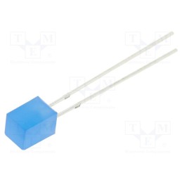 1 pcs x OPTOSUPPLY - OSB5YU7NE4B - LED, rectangular, 5x5x7mm, blue, 220÷330mcd, 140°, Front: flat, 20mA