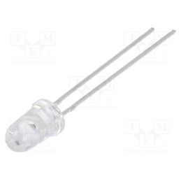 1 pcs x LUCKYLIGHT - LL-583VC2C-V1-4DA - LED, 5mm, red, 14÷23cd, 10°, Front: convex, 1.6÷2.6V, No.of term: 2