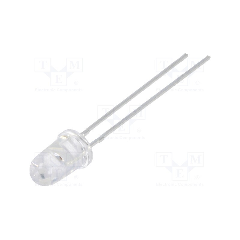 1 pcs x LUCKYLIGHT - LL-583VC2C-V1-4DA - LED, 5mm, red, 14÷23cd, 10°, Front: convex, 1.6÷2.6V, No.of term: 2
