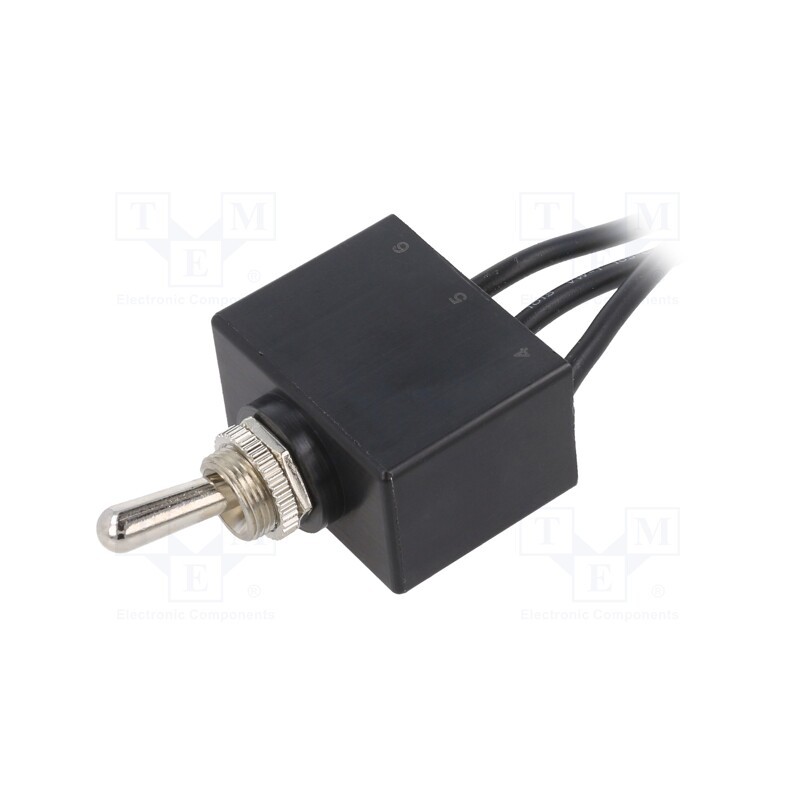 1 pcs x SWITCH COMPONENTS - TB1-1D-DC-WW - Switch: toggle, Pos: 2, SPDT, ON-ON, 25A/12VDC, Leads: leads 305mm