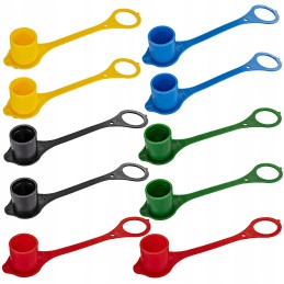 Plug, dust cover, euro plugs, 10 pcs